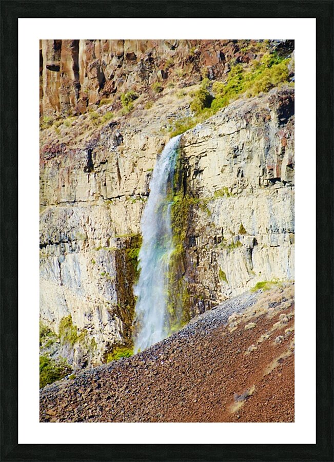 Frenchman coulee falls Picture Frame print
