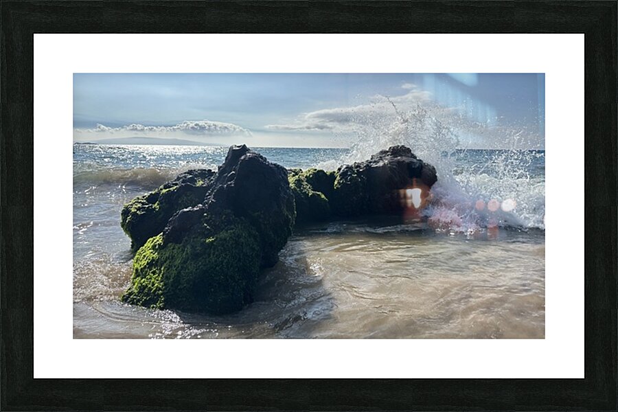 Maui on the Rocks Picture Frame print