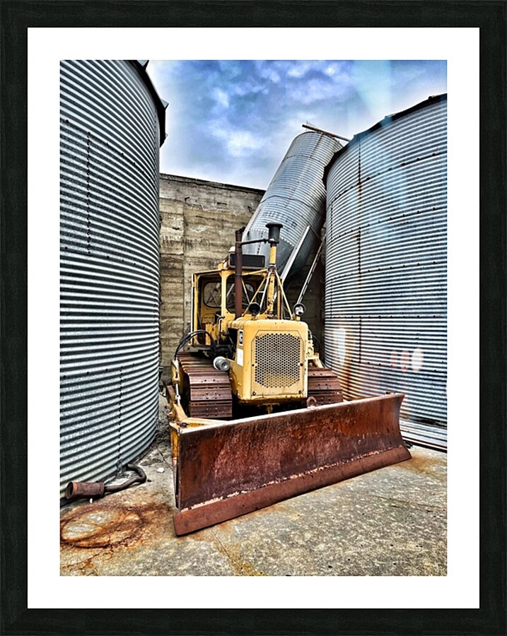 The Silos at Westbar -2 Picture Frame print