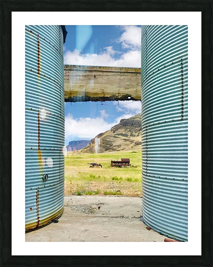 The Silos at Westbar Picture Frame print