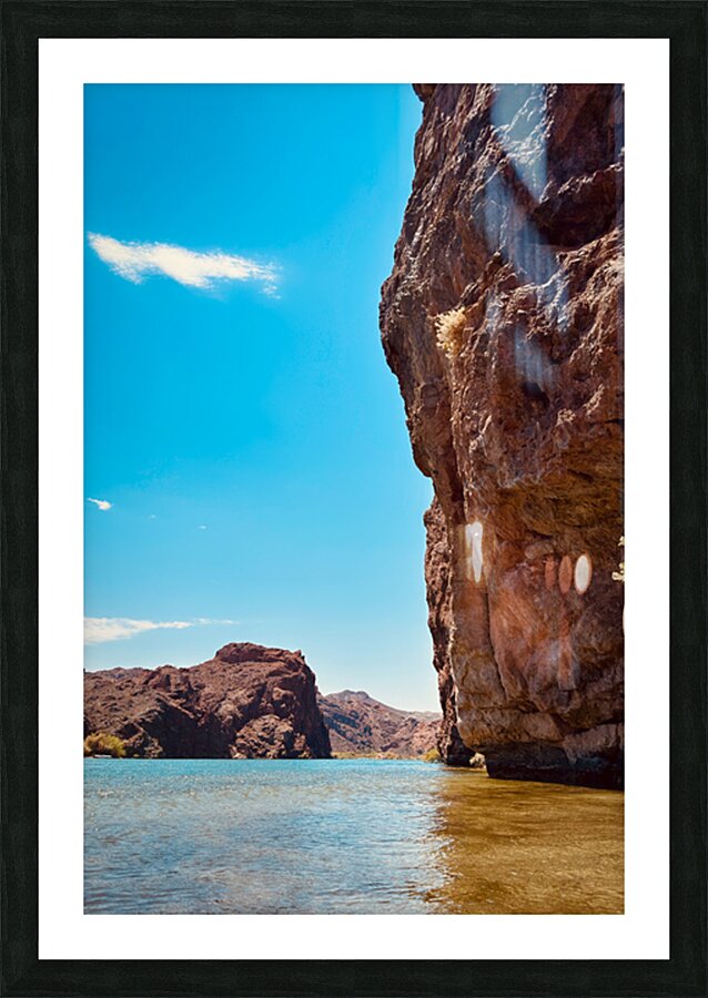 Topock Gorge Colorado River 16:9 ratio Picture Frame print