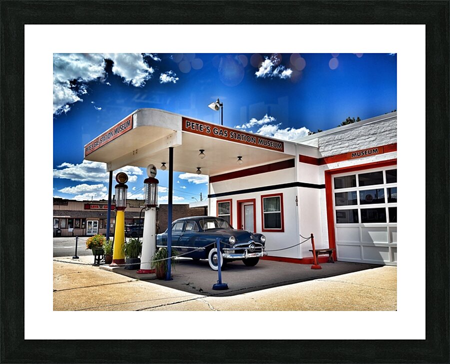 Pete’s Gas Station Museum - Williams Arizona Picture Frame print