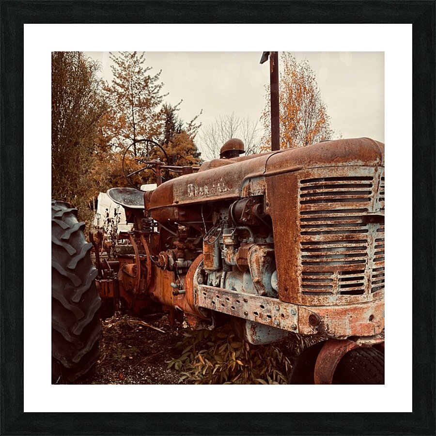 Vintage Farmall Tractor Picture Frame print