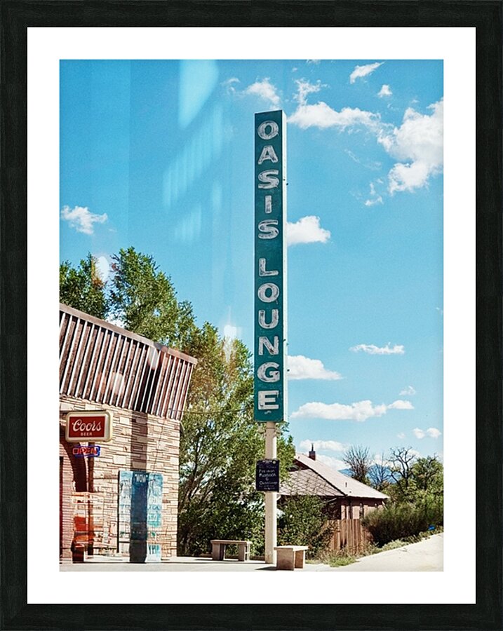 Oasis Lounge - Ash Fork Az - Route 66 Picture Frame print
