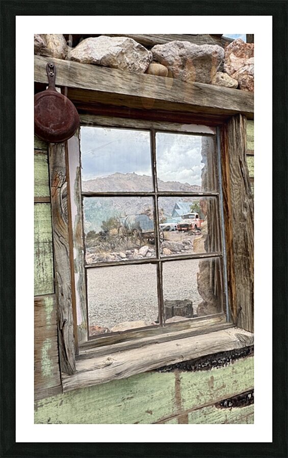 Ghost town Nelson Nevada Picture Frame print