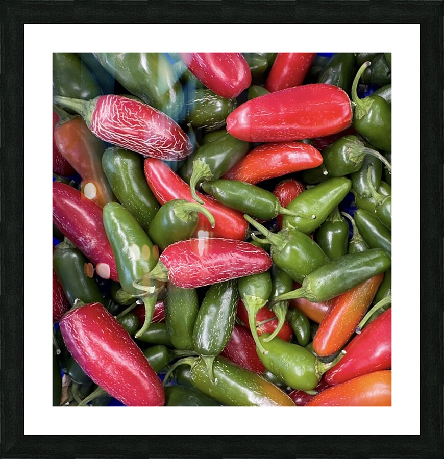 Holy Jalapenos   Picture Frame print