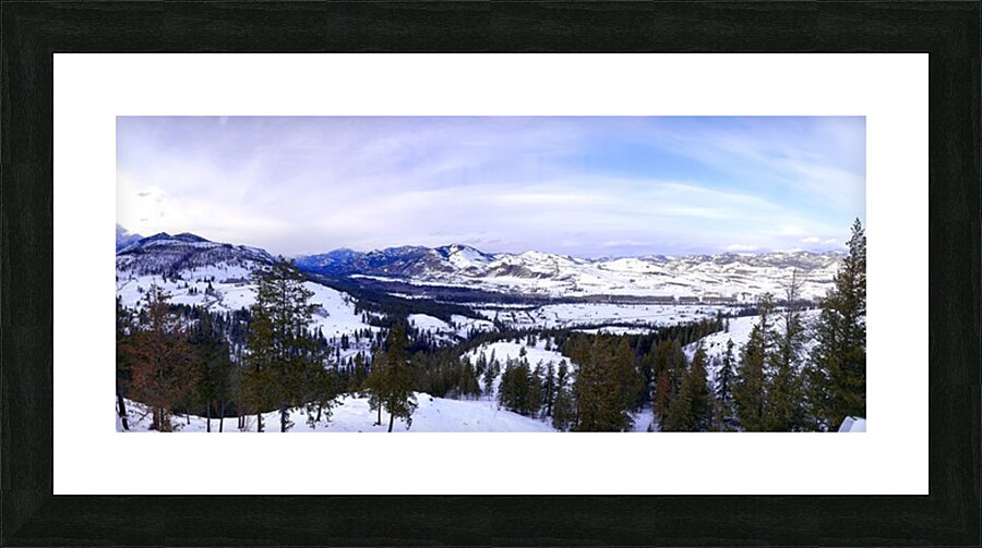 Winter in Washington Picture Frame print