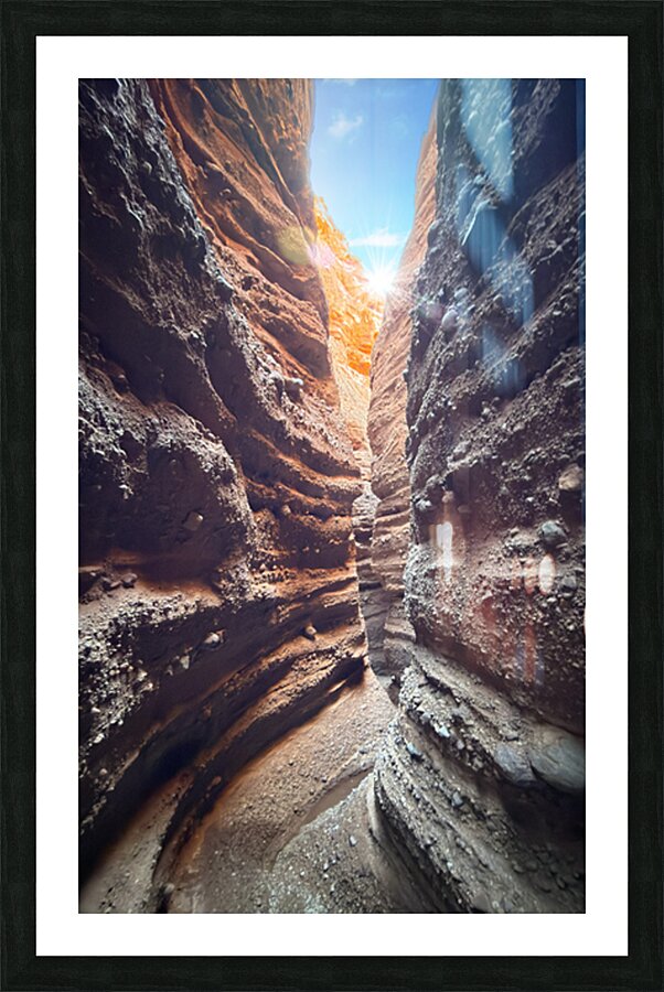 Sunlight in Knife Canyon Picture Frame print