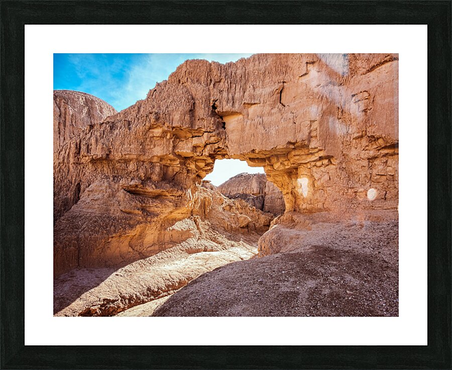The Arch in Mud Canyon horizontal Picture Frame print