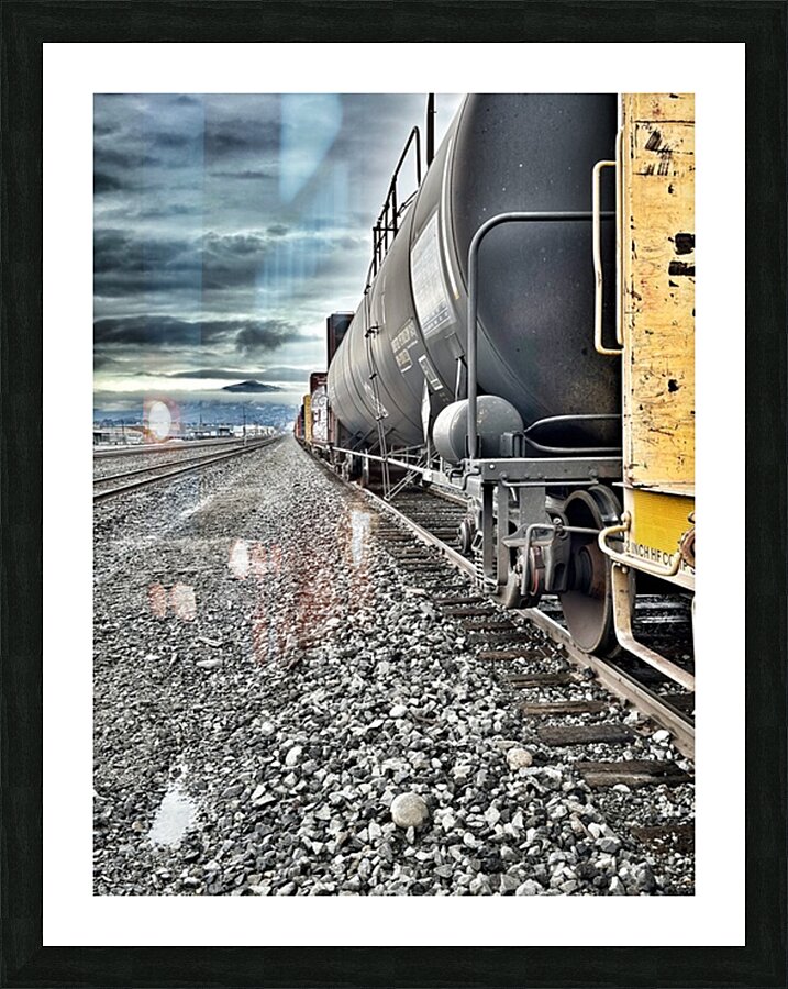 The Rail Yard Picture Frame print
