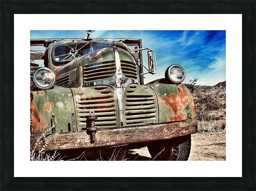 Desert Dodge Picture Frame print