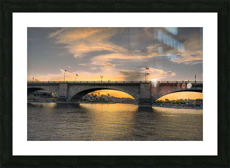 London Bridge - Golden Hour Picture Frame print