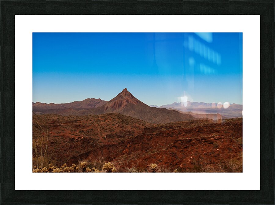 Artillery Peak Alamo Lake AZ Picture Frame print
