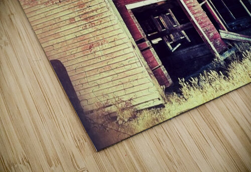 Distressed old red barn Leslie Affeldt Photography puzzle