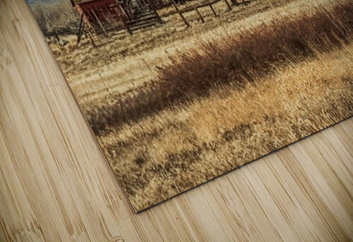 Rustic Farm Scene Leslie Affeldt Photography puzzle