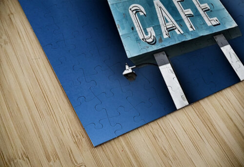 Roys Motel -distressed look Leslie Affeldt Photography puzzle