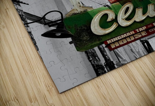 Kingman Club vintage sign Leslie Affeldt Photography puzzle