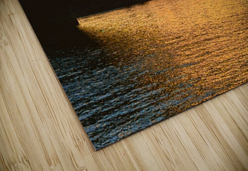 London Bridge - blue and orange sundown Leslie Affeldt Photography puzzle