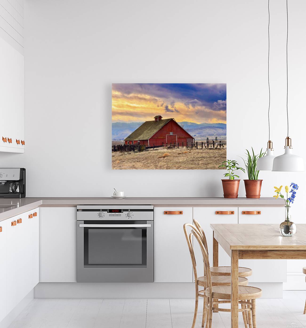 Sunset BArn Reproduction