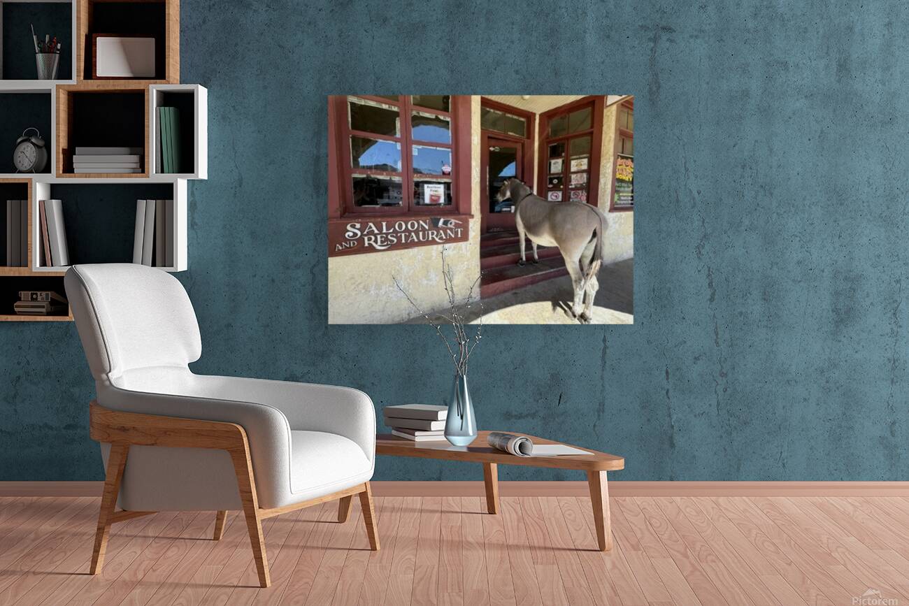 Lunchtime in Oatman Reproduction