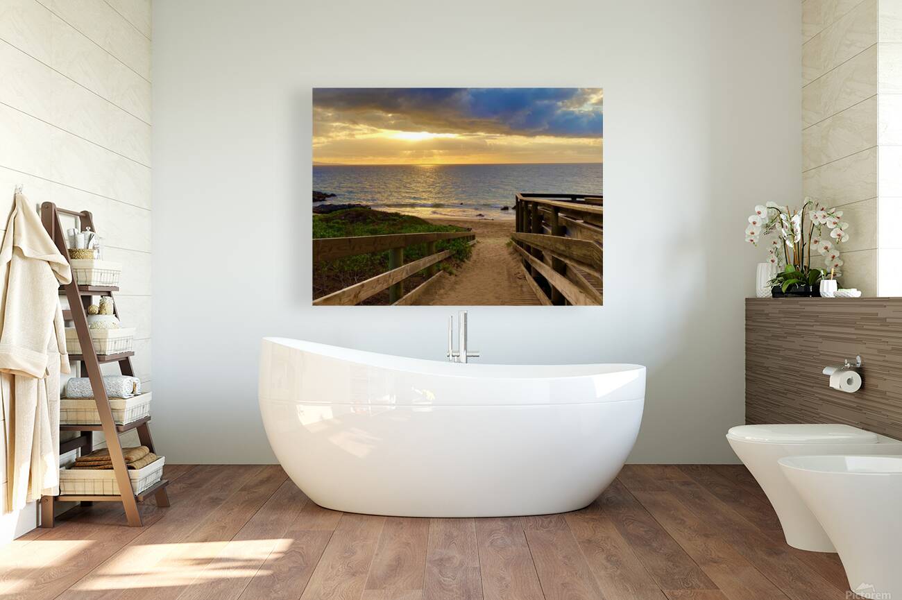 Kihei Sunset 2 horizontal version Reproduction