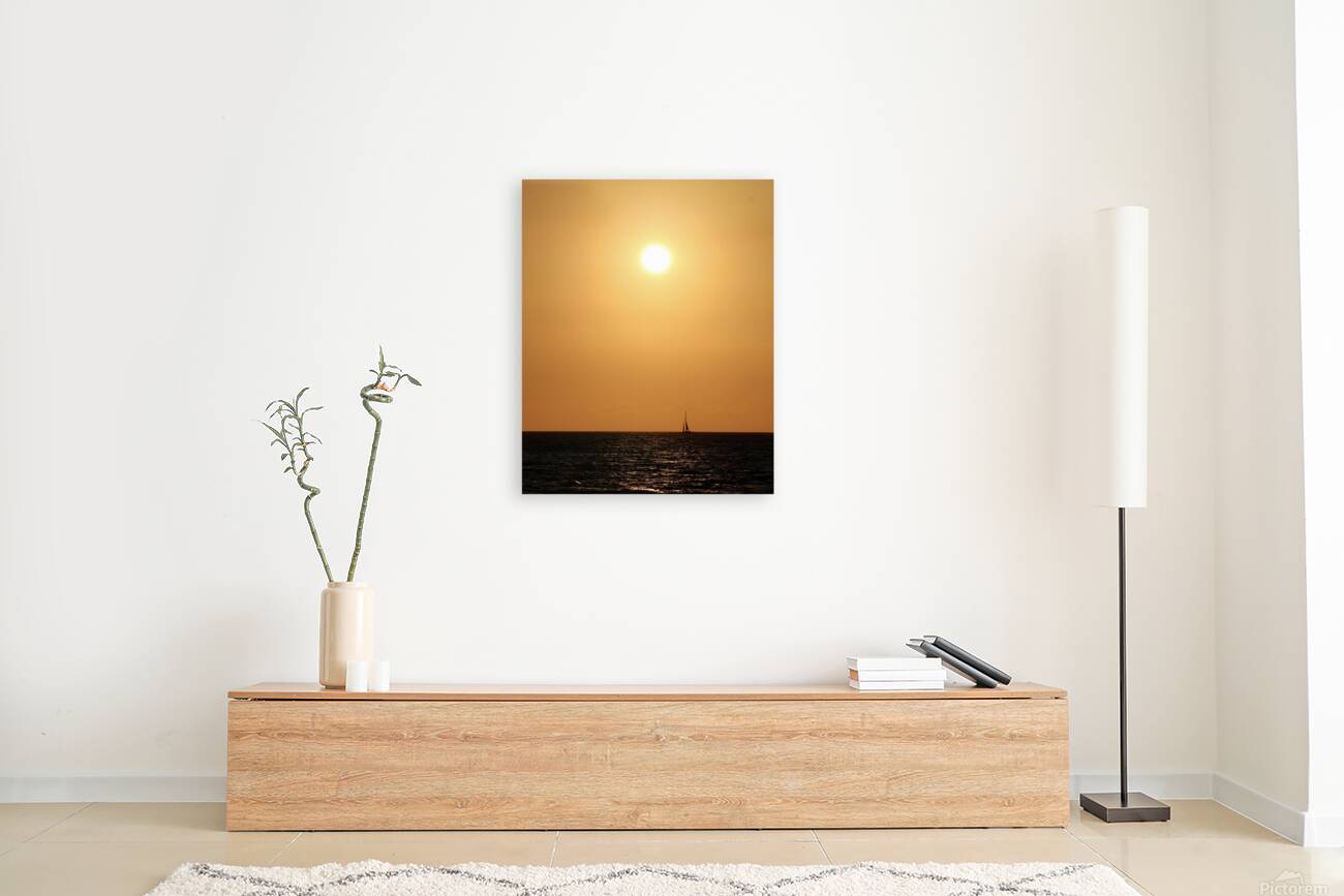 Sailboat Sunset - Maui Reproduction