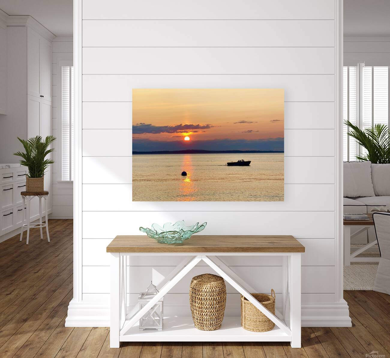 Sunset at Mutiny Bay Reproduction