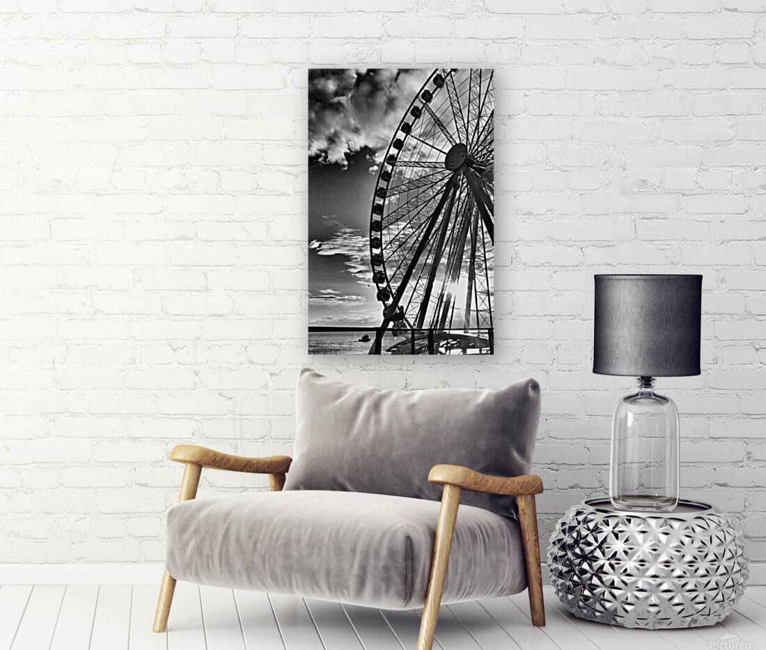 Seattle Great Wheel  B&W Reproduction