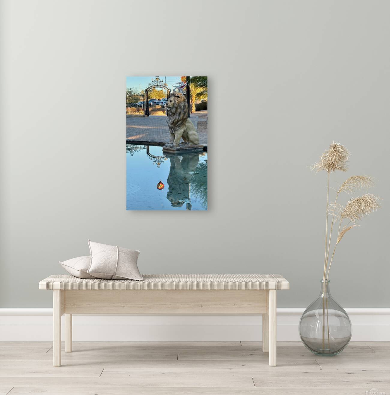 Reflection at the gate -1 Reproduction