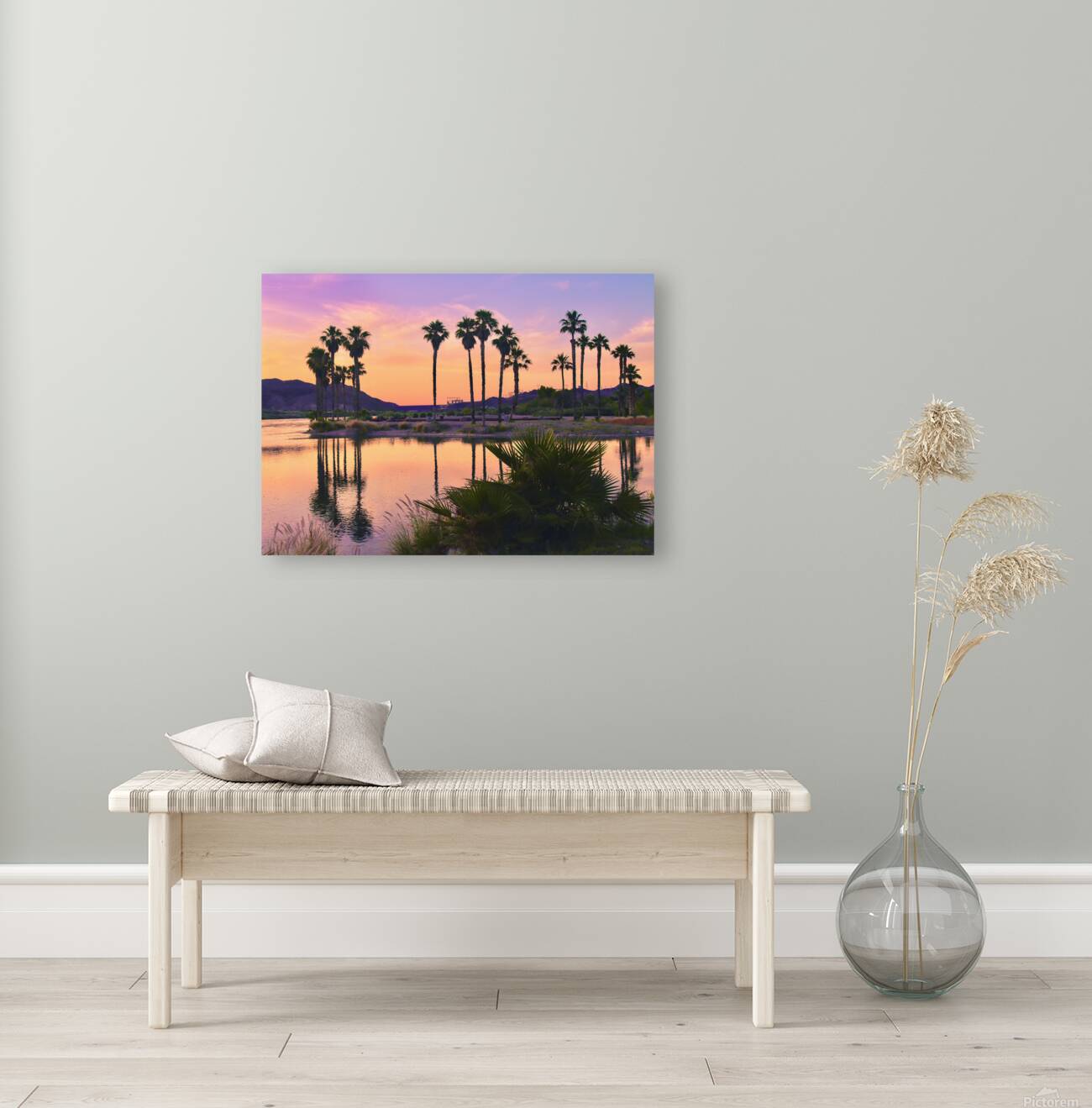 Sunset at Davis Camp -1 Reproduction