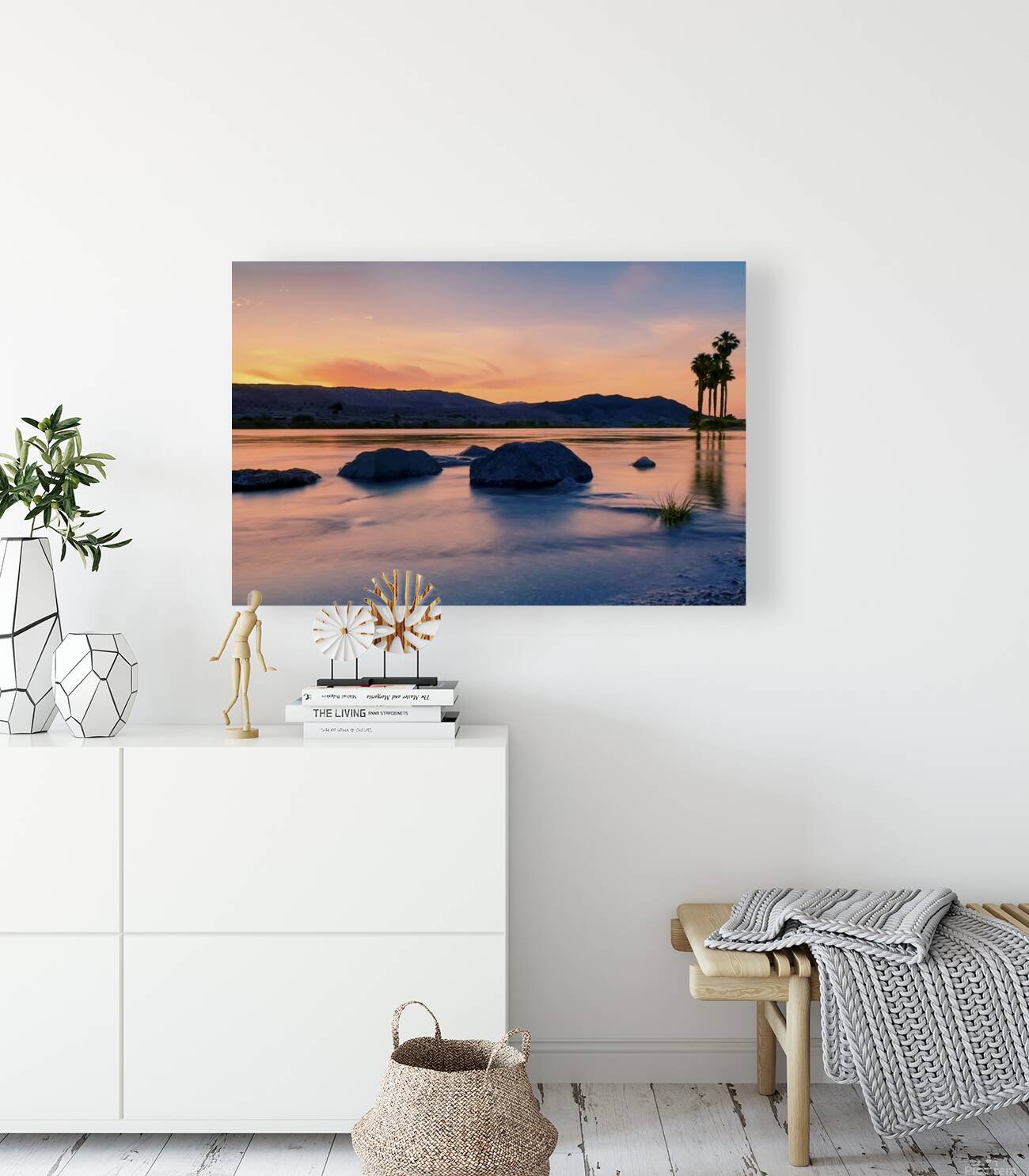 “Flow” Colorado River Sunset Reproduction