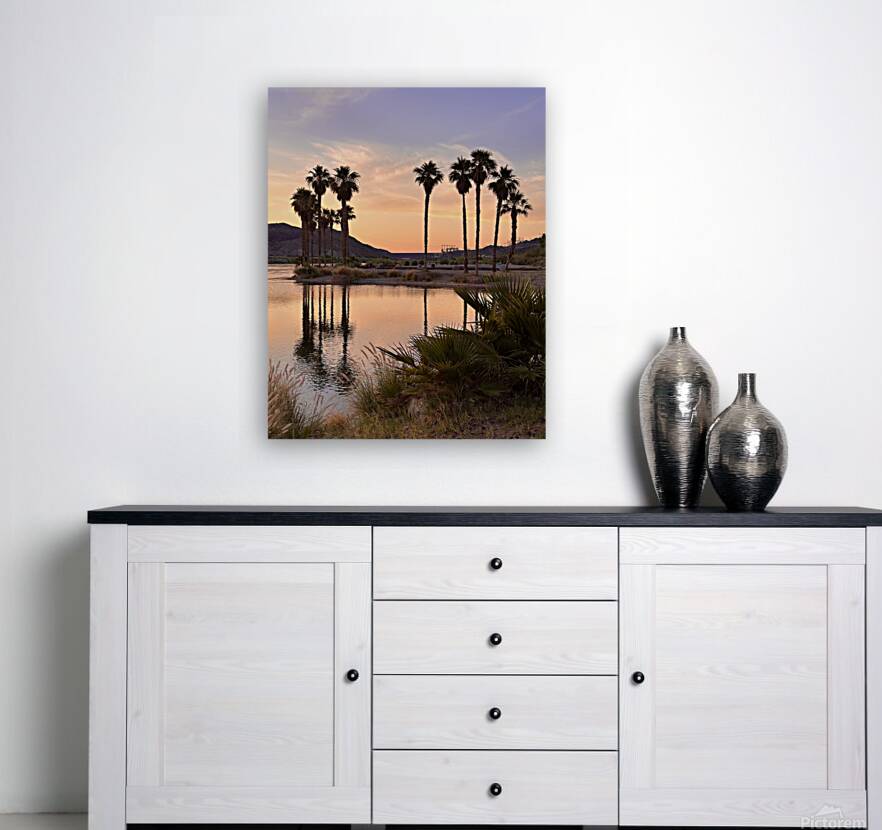 Sunset at Davis Camp -3 vertical Reproduction