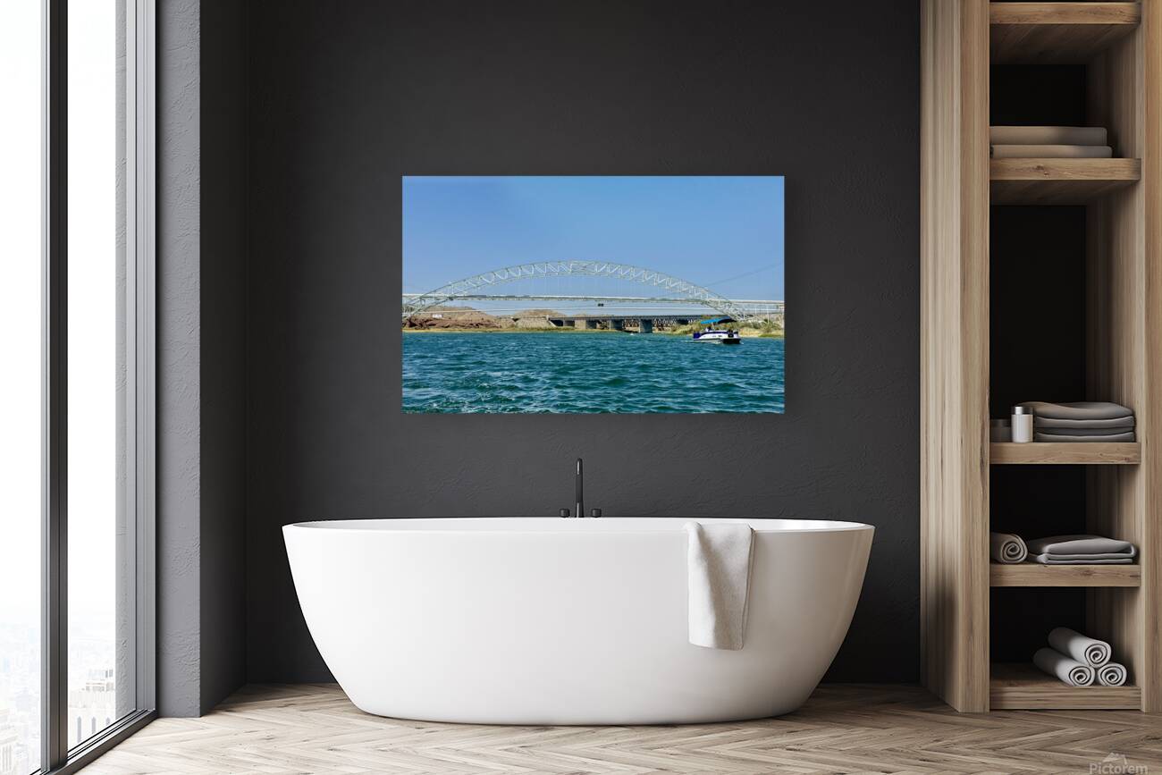 The white bridge at Topock -2 Reproduction