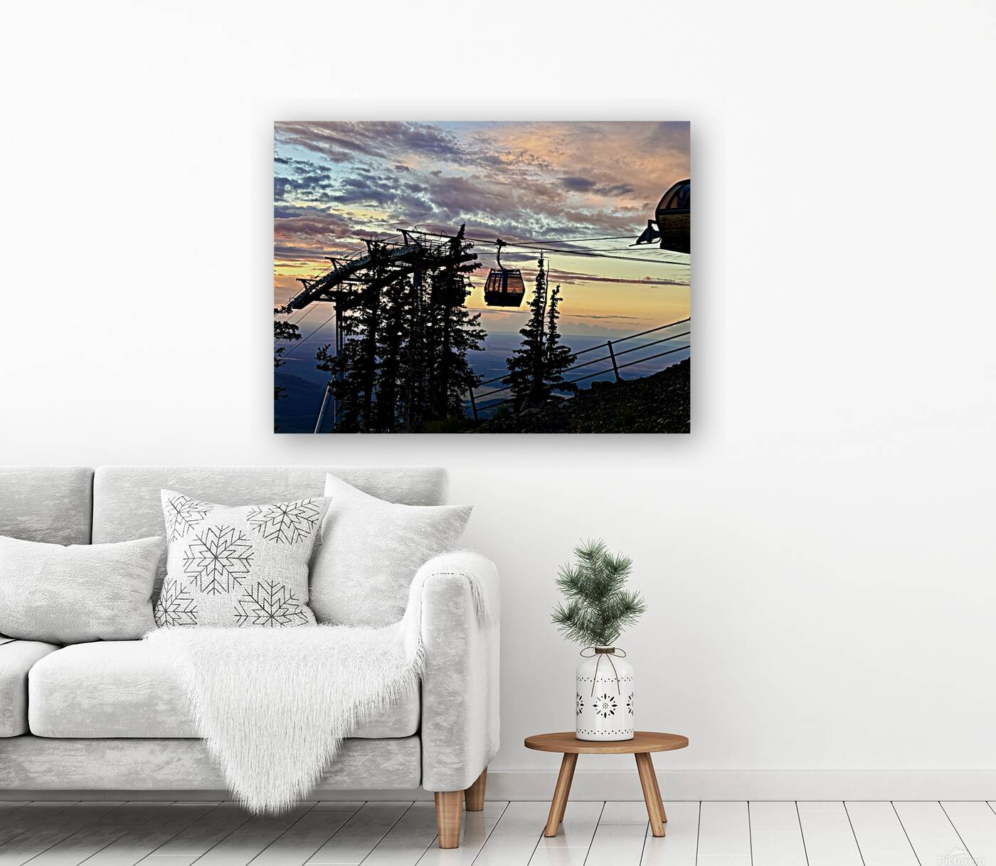 Gondola Ride to Sunset Reproduction