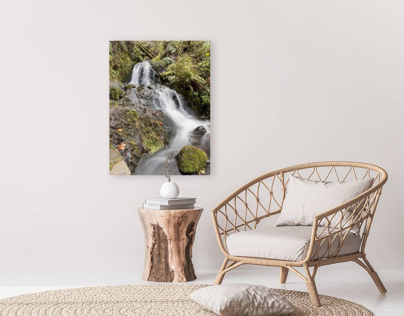 Oregon Waterfall Reproduction