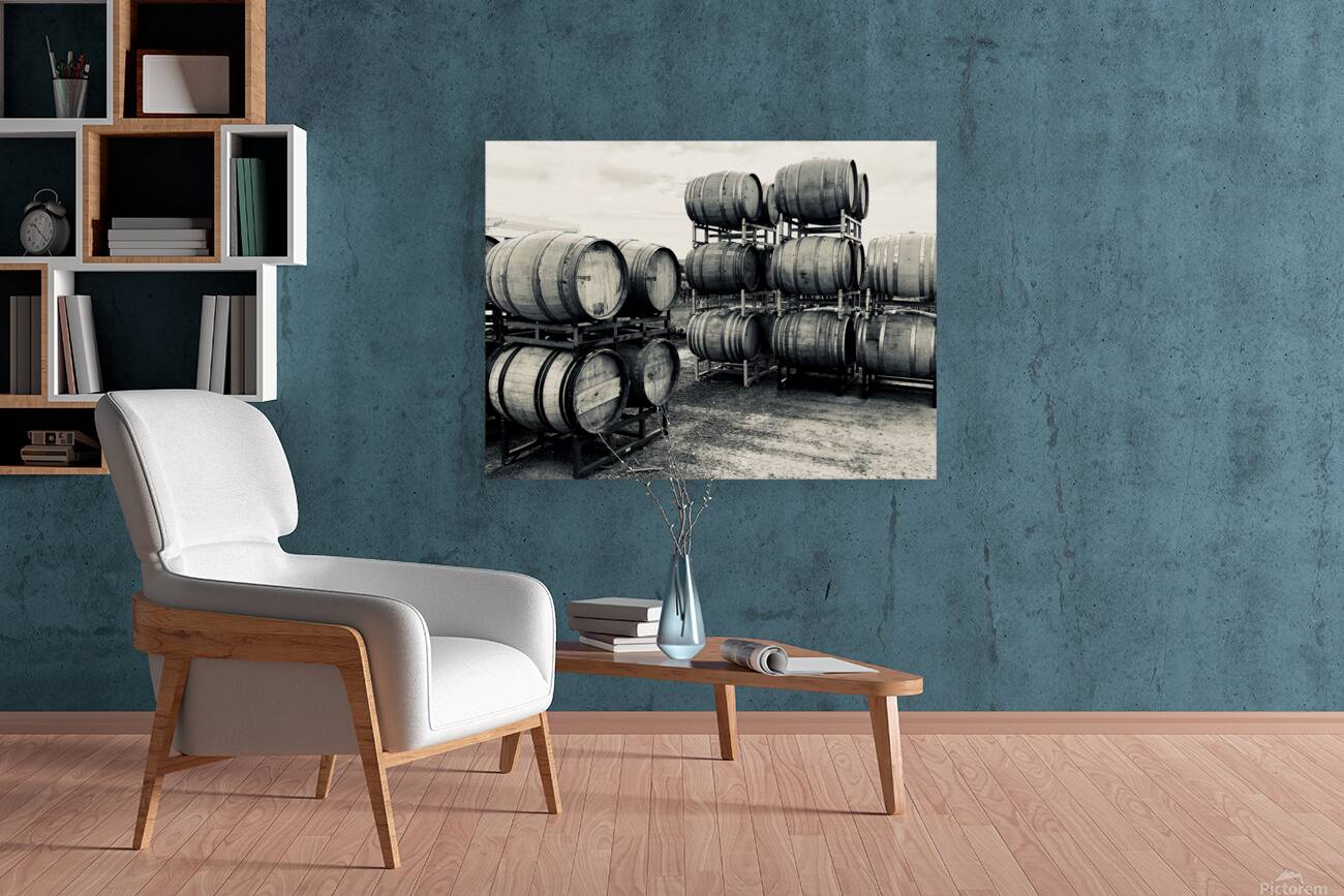 Barrels on the Crushpad Reproduction