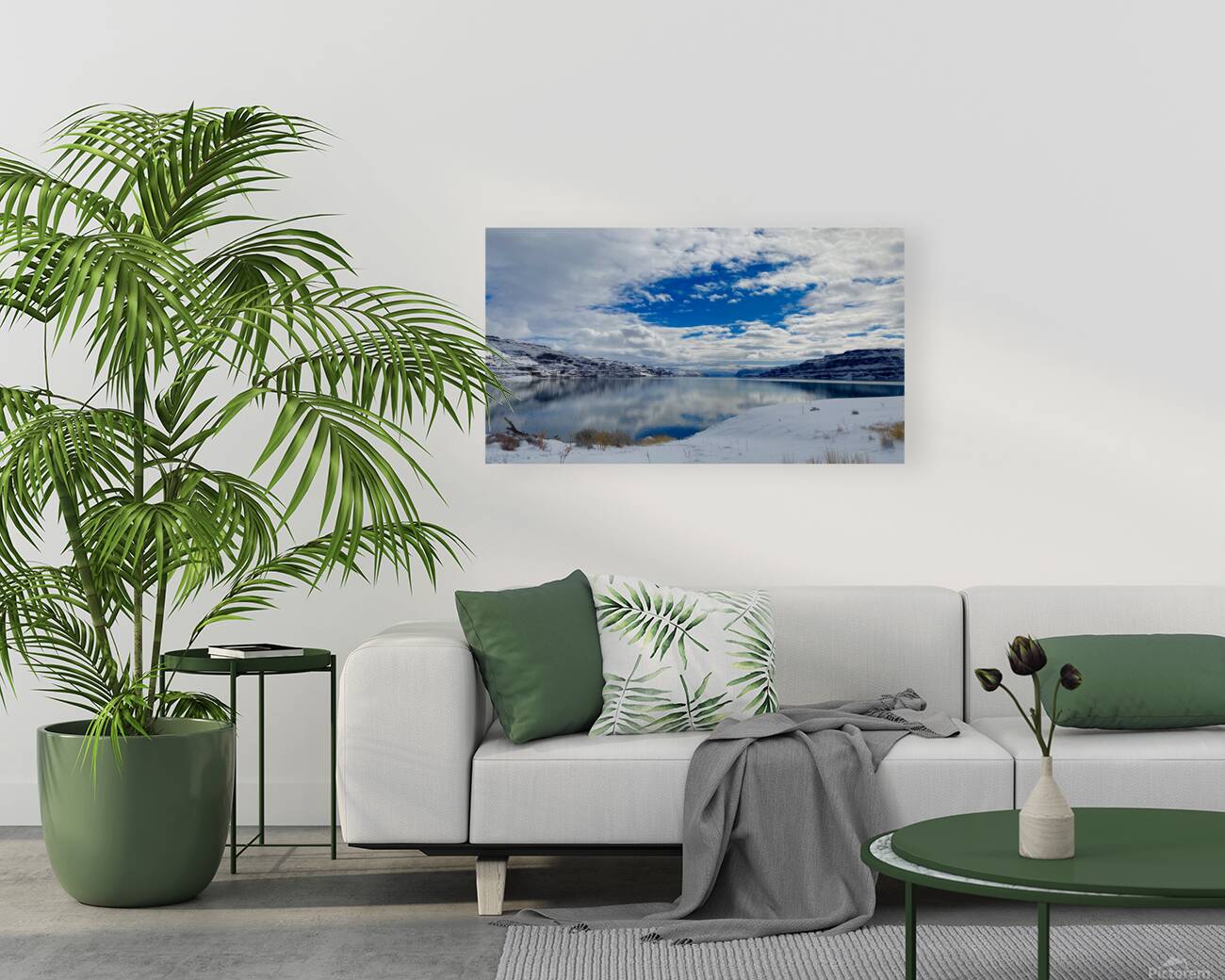 Snowy Cove Reproduction