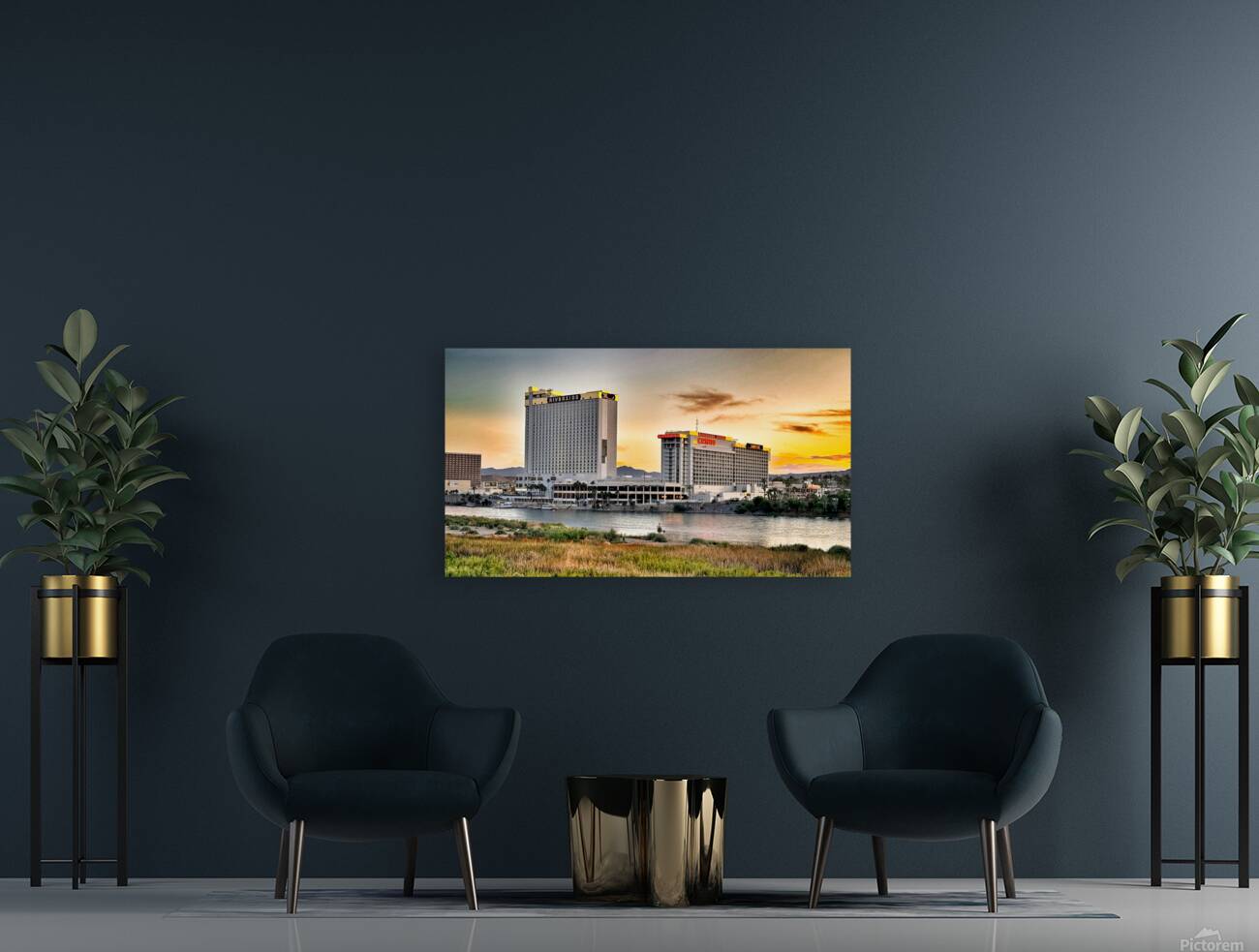 Riverside Casino - from Bullhead City Az Reproduction