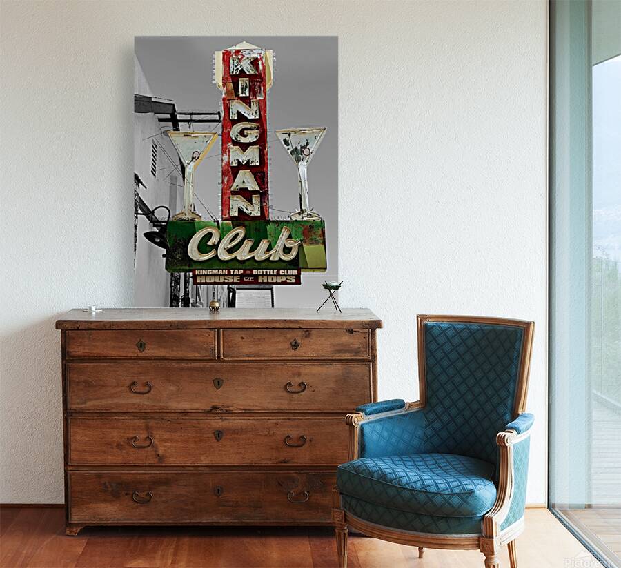 Kingman Club vintage sign Reproduction