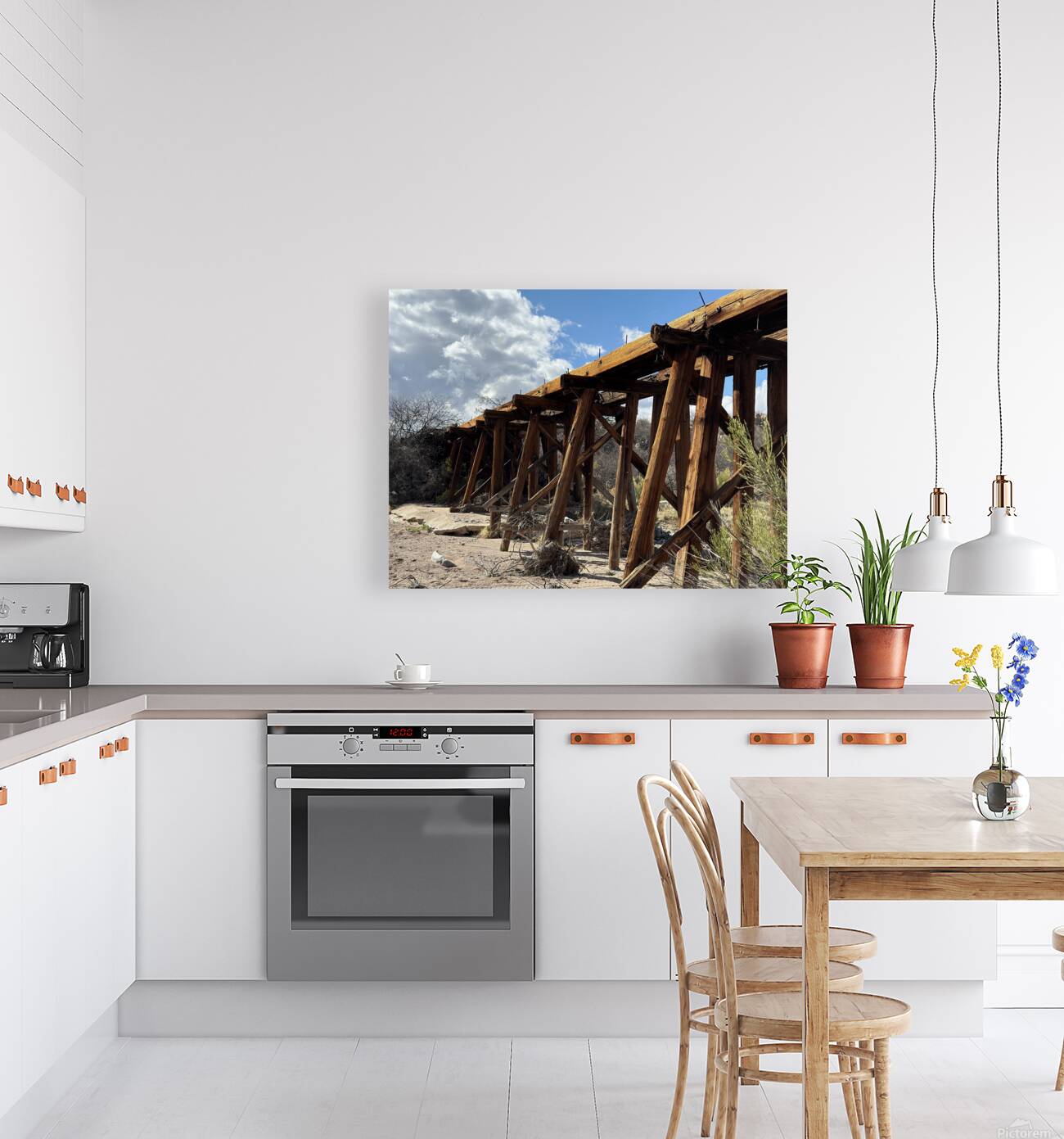 Old West Railroad Bridge Reproduction