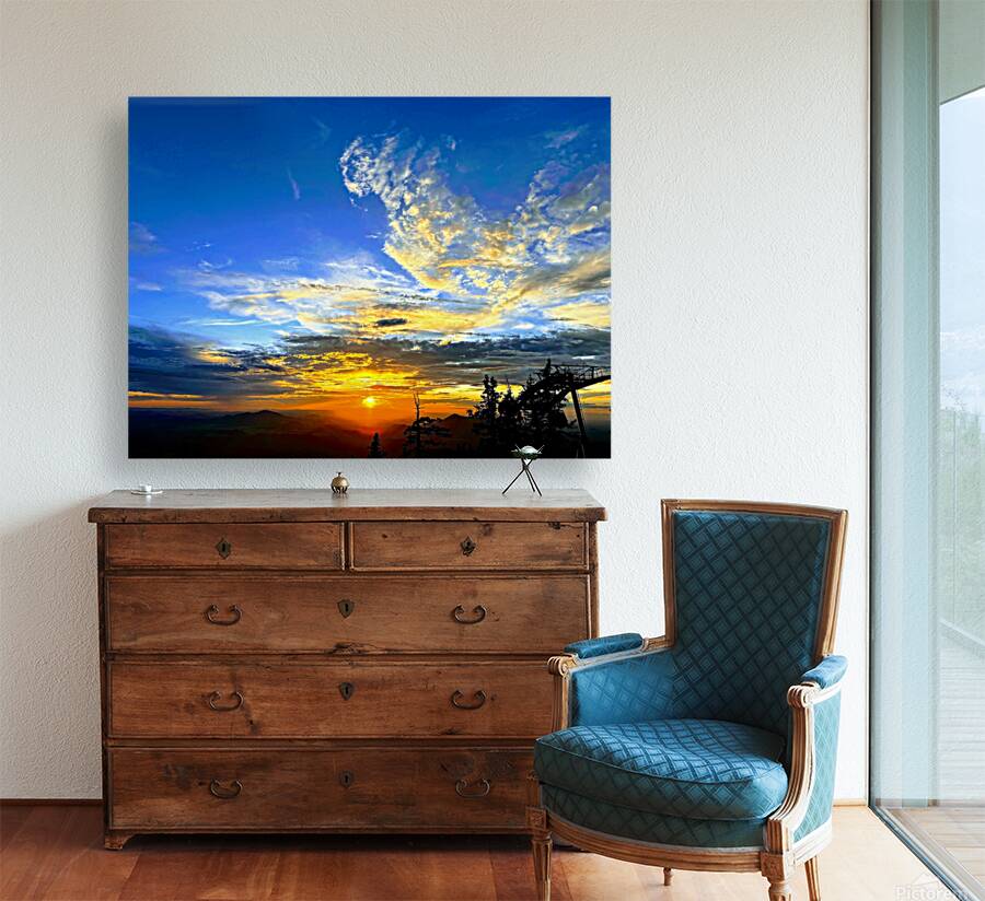 Sunset at Snowbowl -4 Reproduction