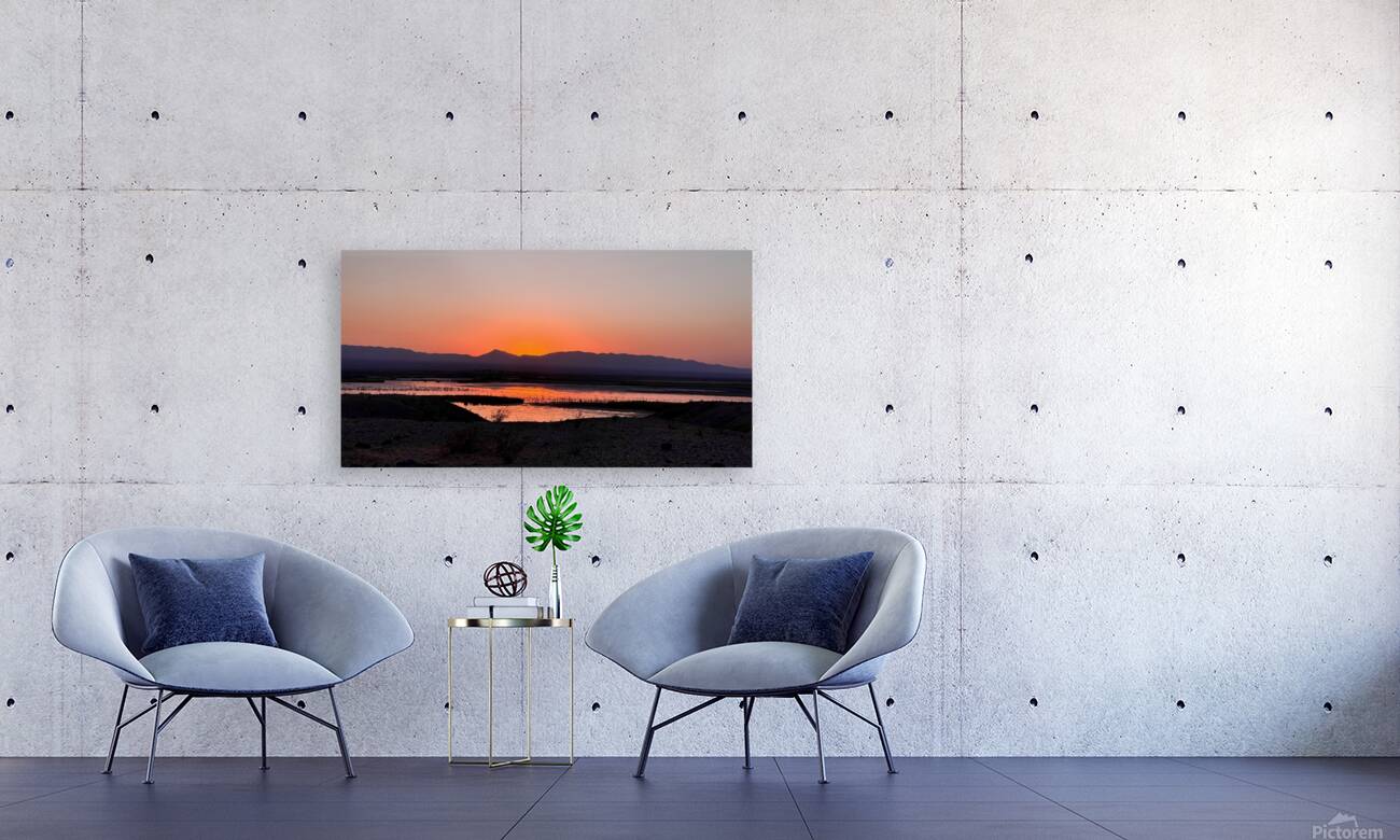 Sunset on the Marsh -2 Reproduction