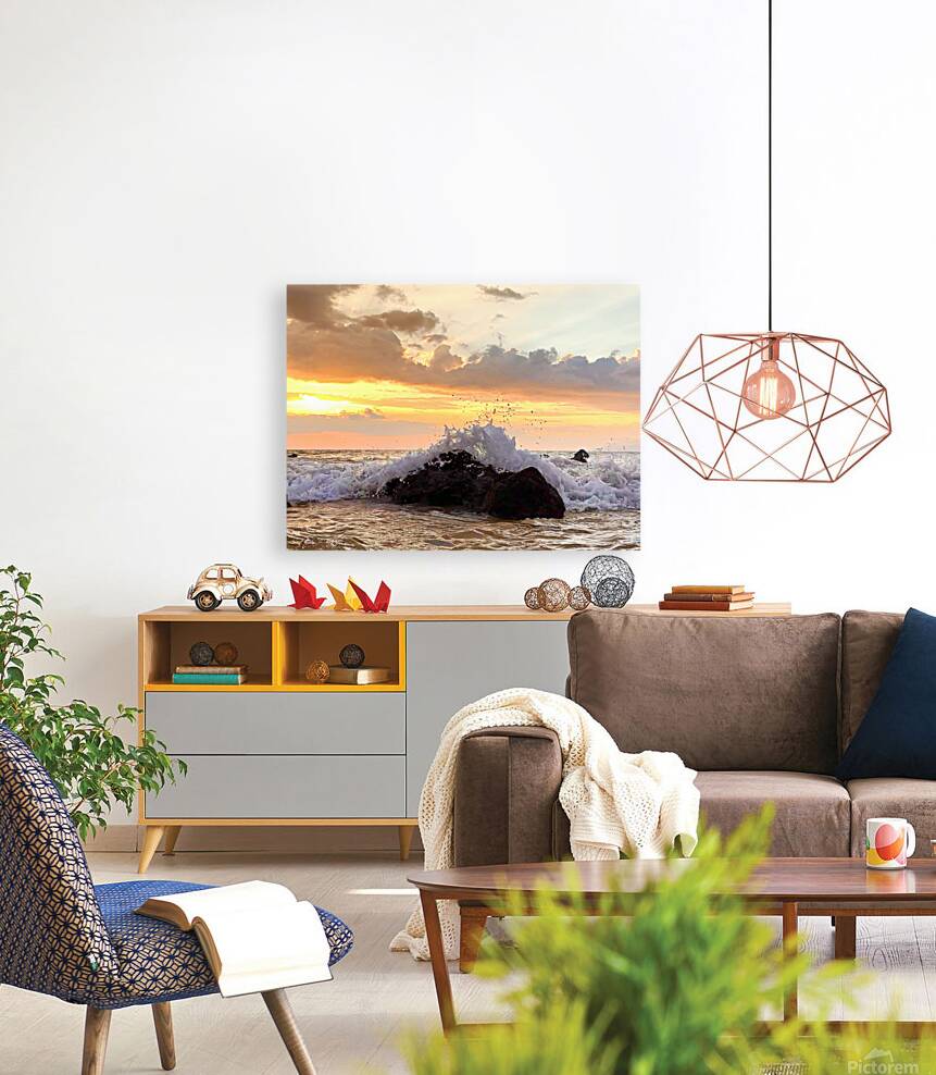 Waves and Rocks Reproduction