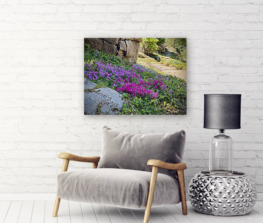 Spring flowers in Ohme Gardens Reproduction