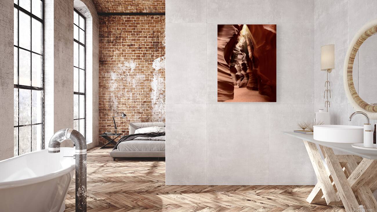 Sunlight in Antelope Canyon Reproduction