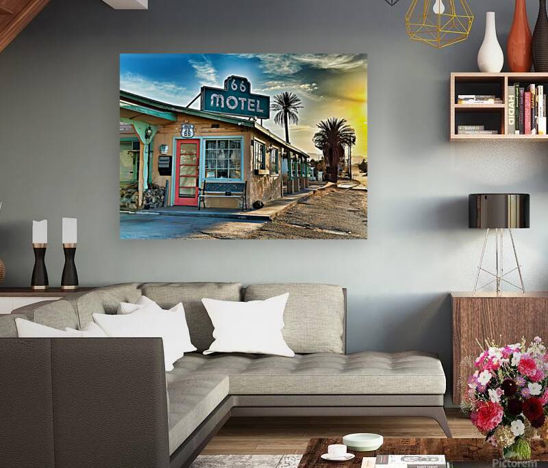 The 66 Motel - Needles California Reproduction