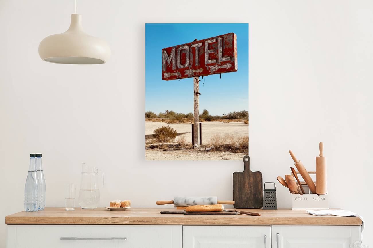 Whiting Bros Motel sign Yucca Arizona Route 66 Reproduction