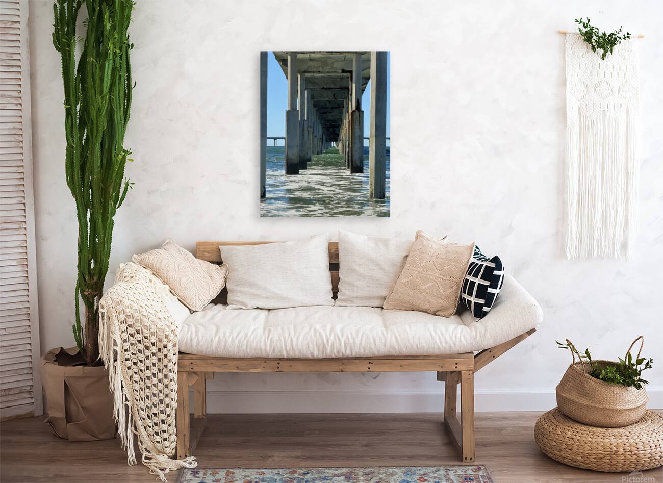 The pier at Ocean Beach San Diego - color Reproduction