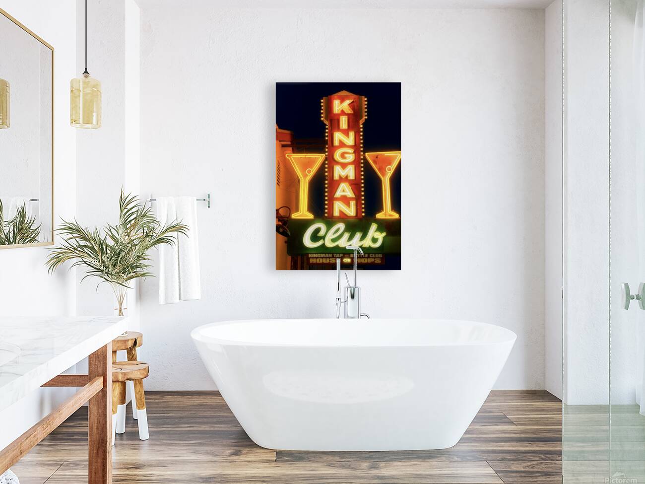 Kingman Club at night Reproduction