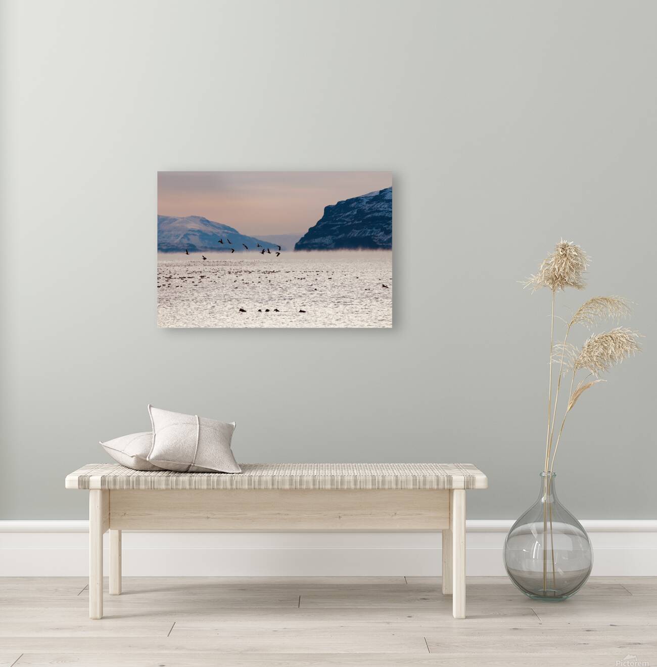 Beauty in the bitter cold - Columbia River 1 Reproduction